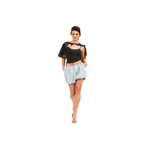 Quần short nữ màu kem